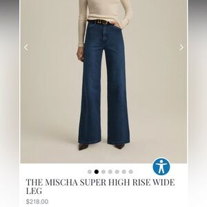 Favorite daughter THE MISCHA SUPER HIGH RISE WIDE LEG size 25